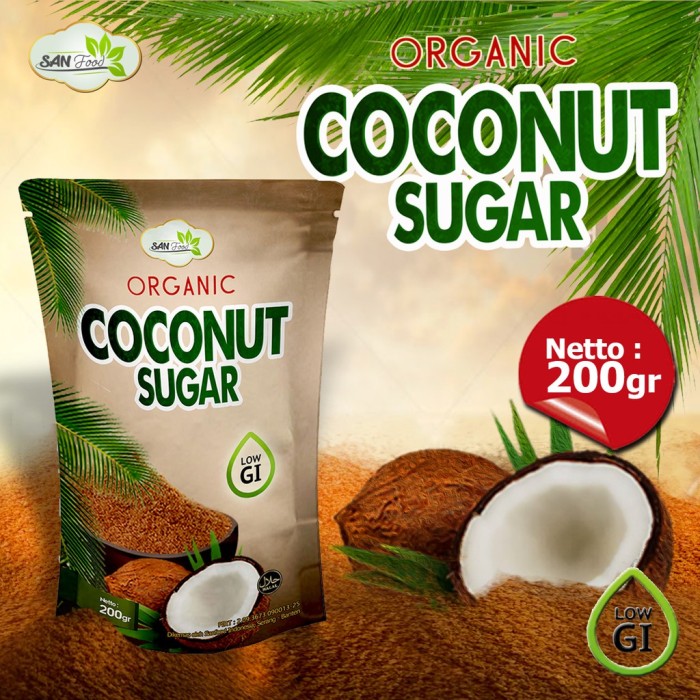 Detail Gambar Coconut Sugar Packing 200 Gr Nomer 2