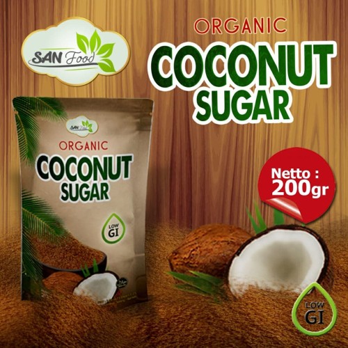 Detail Gambar Coconut Sugar Packing 200 Gr Nomer 3