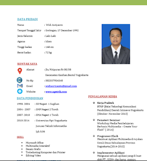 Detail Gambar Cv Bahasa Inggris Nomer 44