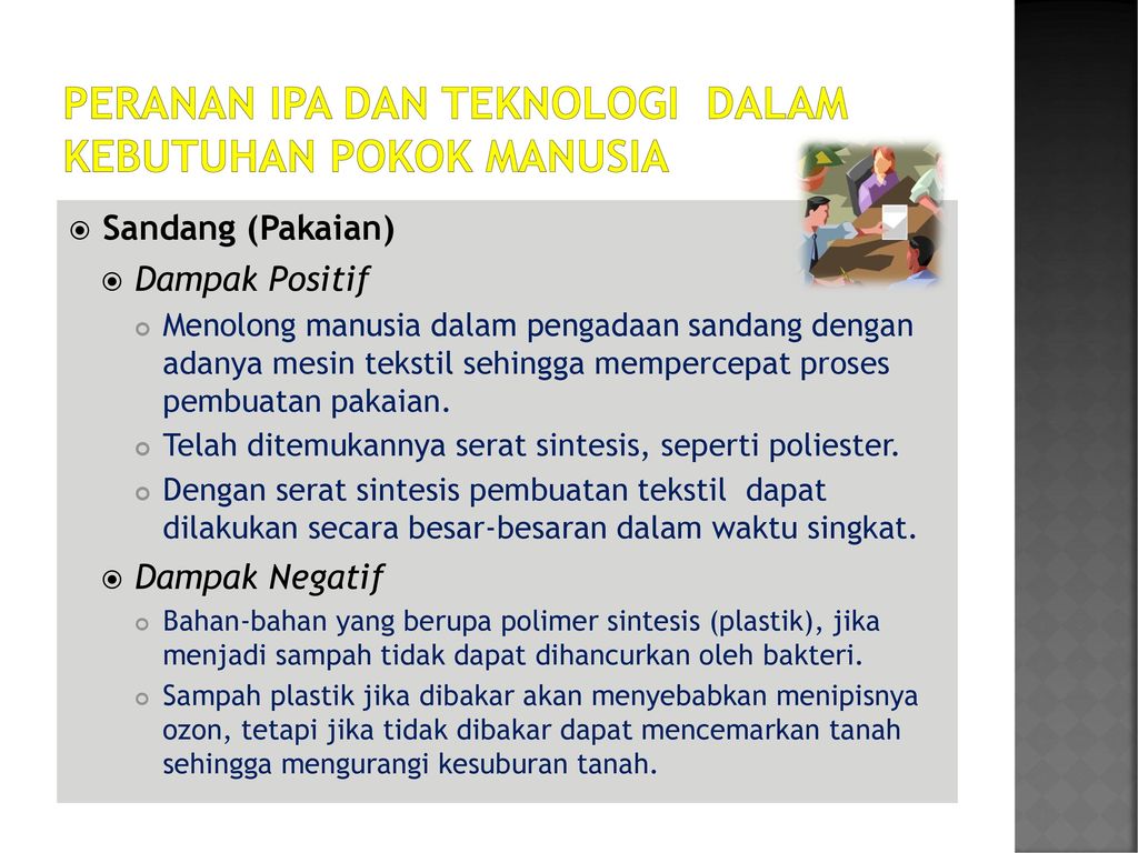 Detail Gambar Dampak Teknologi Ipa Terhadap Kebutuhan Manusia Nomer 3