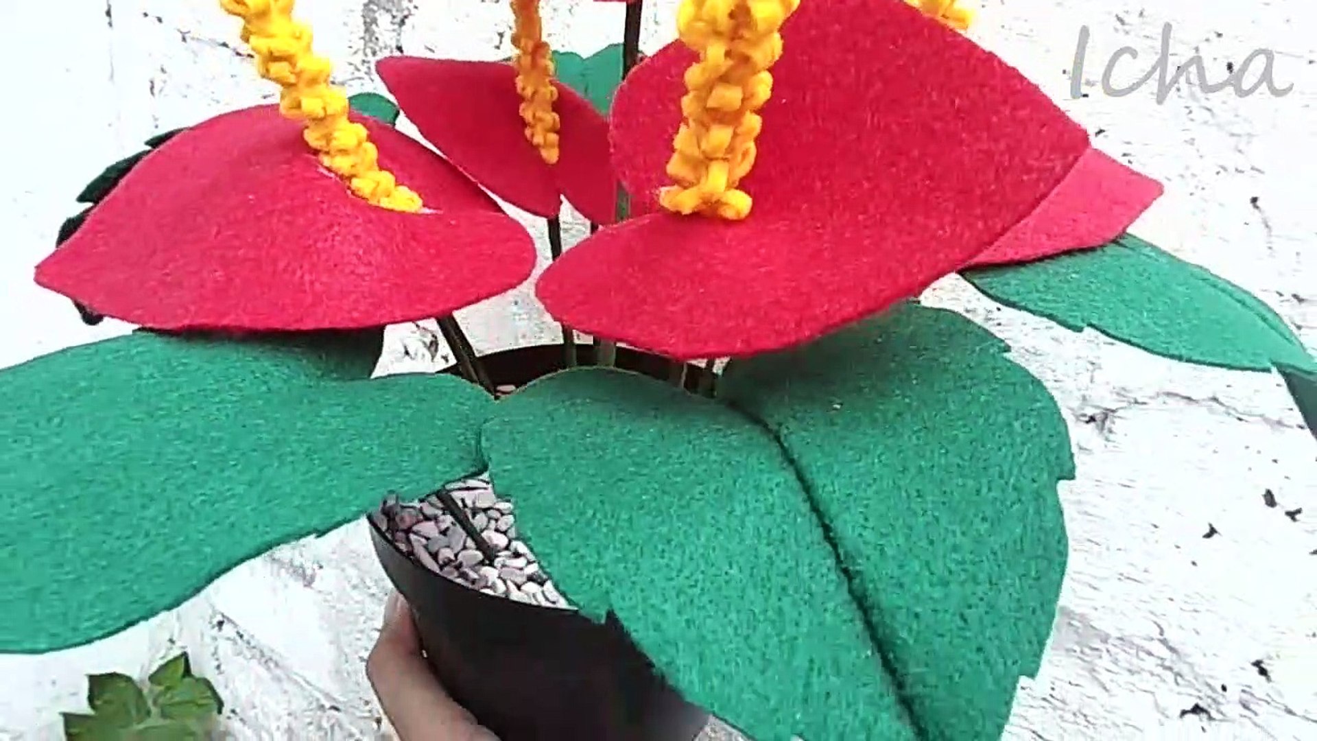 Detail Gambar Dan Cara Membuat Bunga Dari Kain Flanel Nomer 29
