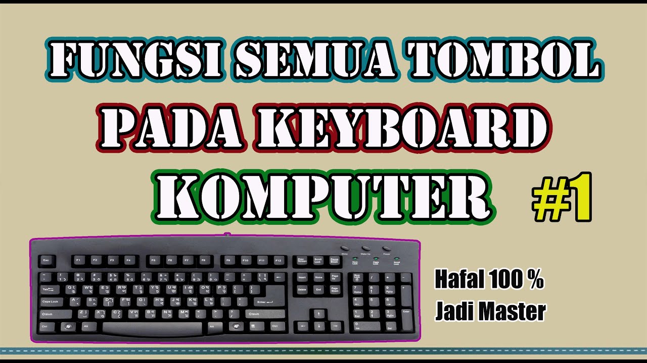 Detail Gambar Dan Fungsi Keyboard Komputer Nomer 11