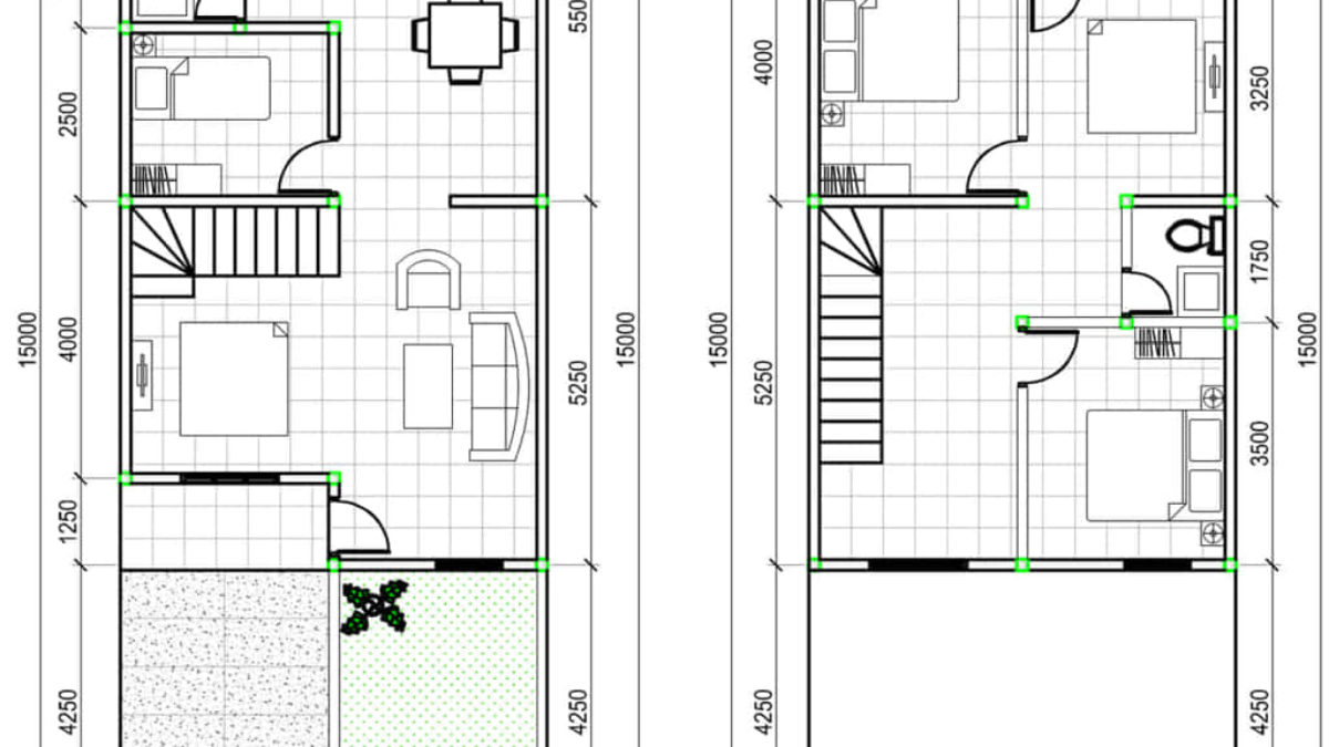 Detail Gambar Denah Rumah Beserta Tampak Depan Gambar Detail Pondasi Rumah Nomer 37