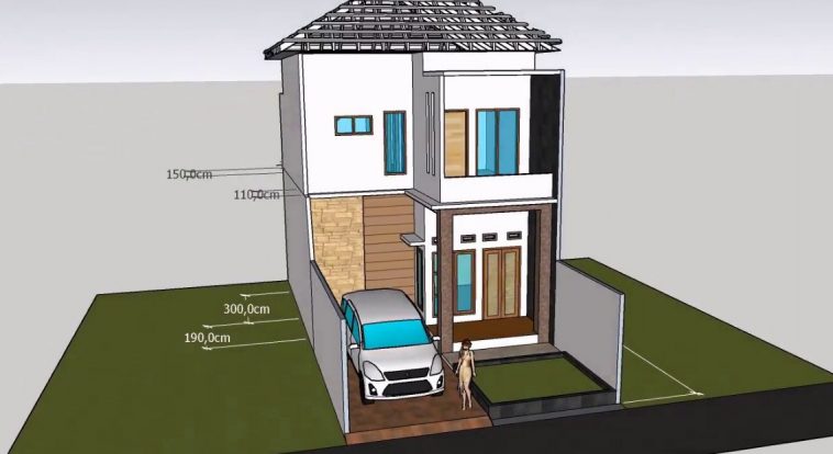 Detail Gambar Denah Rumah Minimalis 2 Lantai Nomer 25