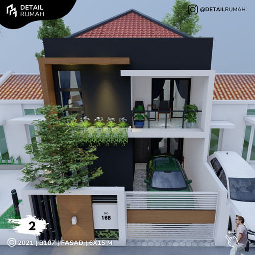 Detail Gambar Denah Rumah Minimalis 2 Lantai Nomer 50