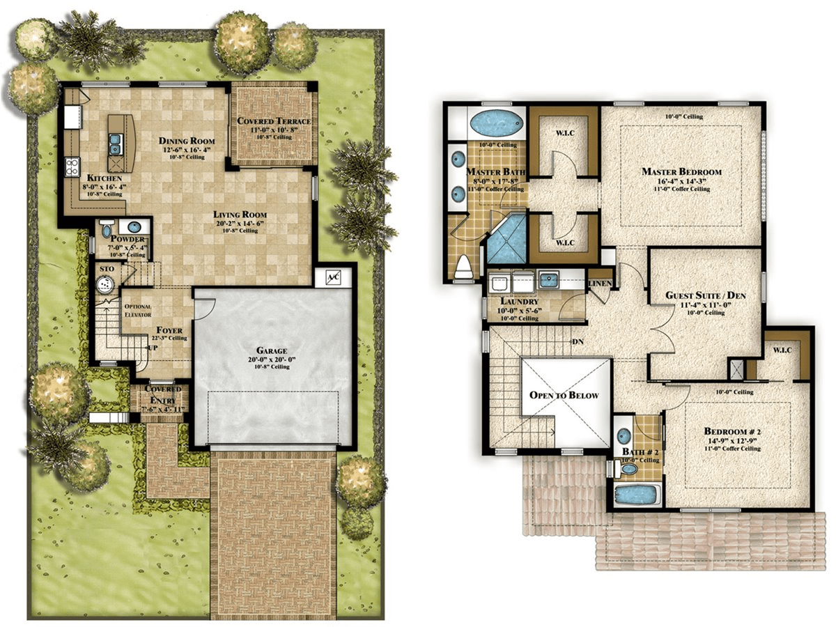 Detail Gambar Denah Rumah Minimalis 2 Lantai Nomer 8