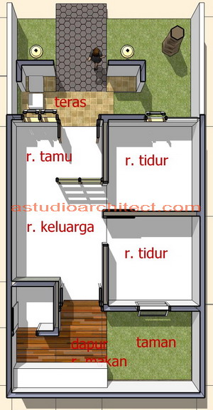 Detail Gambar Denah Rumah Minimalis 6 X Nomer 37