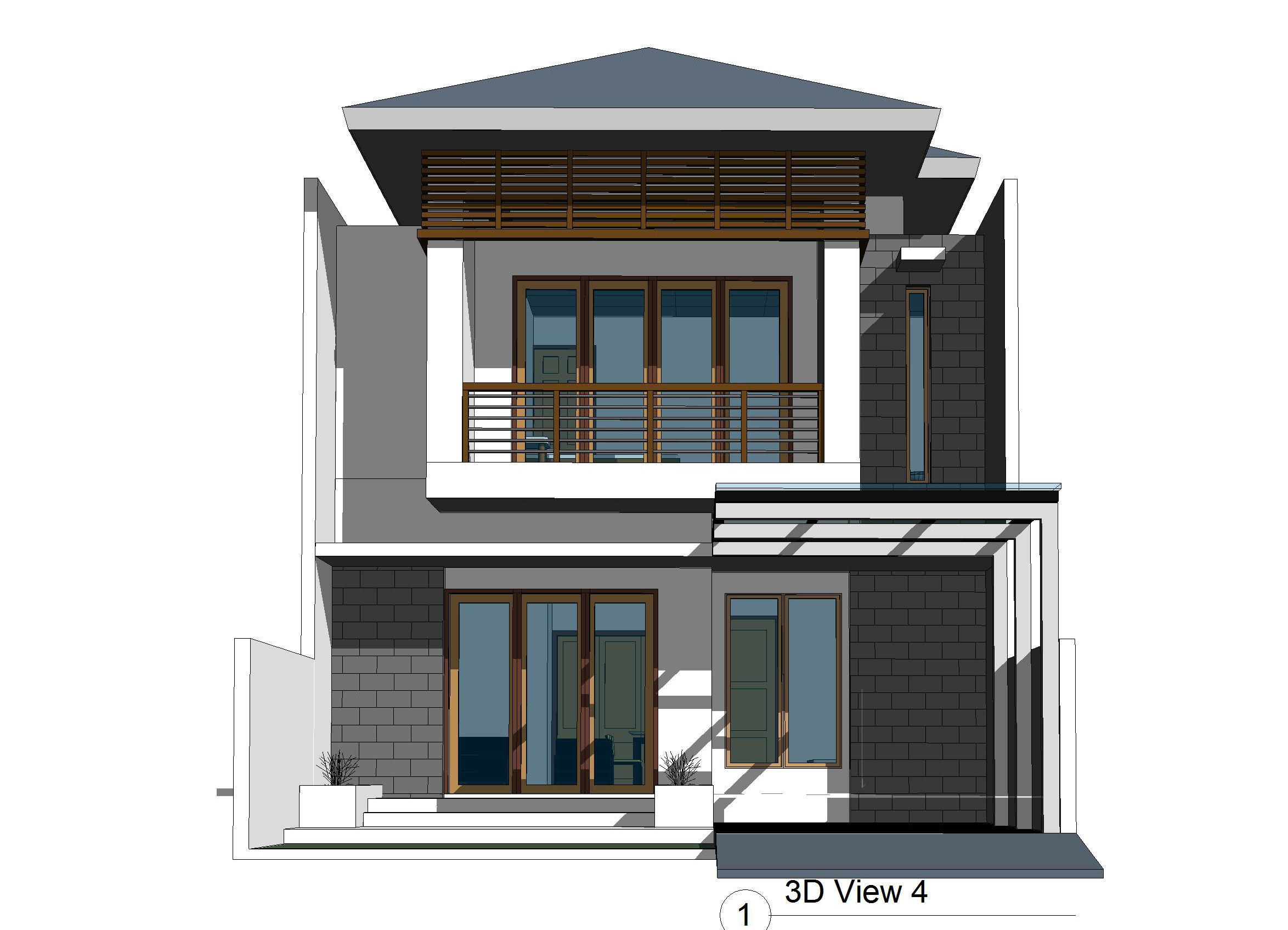 Detail Gambar Denah Rumah Minimalis 7 X 15 2 Lantai Nomer 35