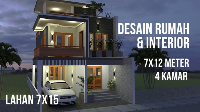 Detail Gambar Denah Rumah Minimalis 7 X 15 2 Lantai Nomer 46