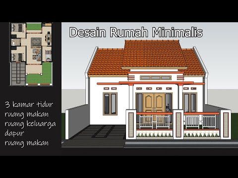 Detail Gambar Denah Rumah Minimalis Sederhana Satu Lantai Nomer 23