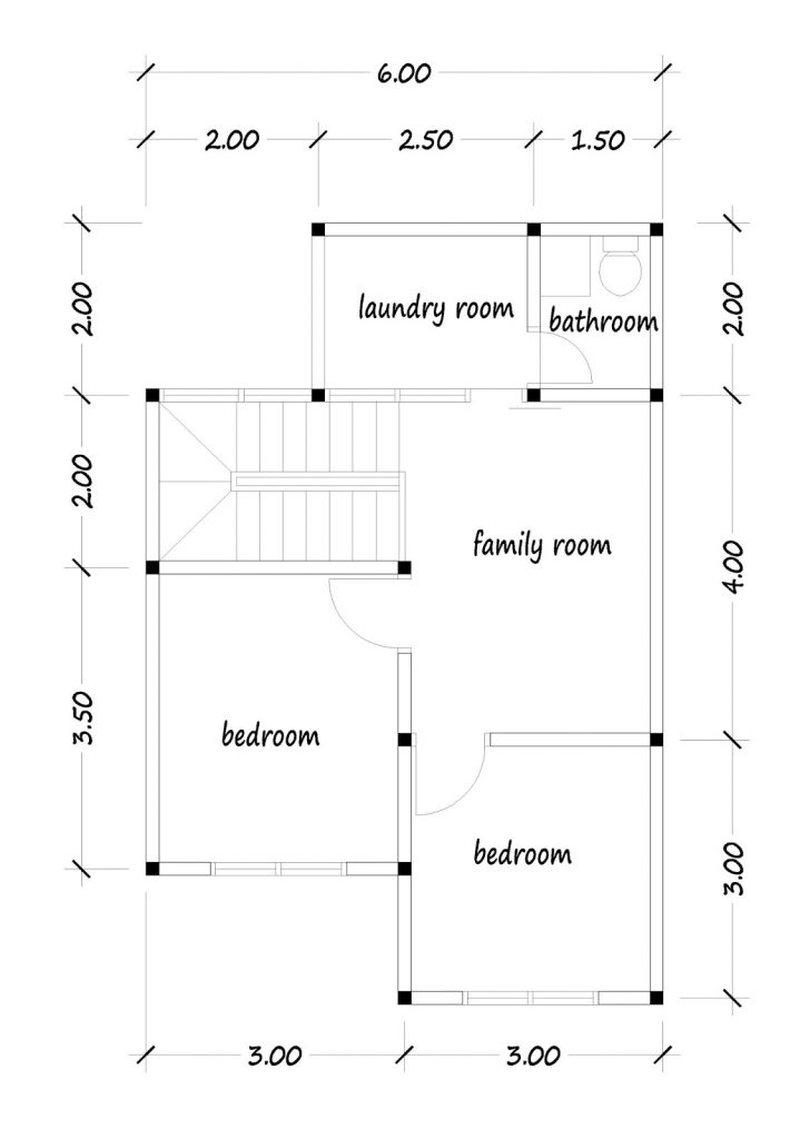 Detail Gambar Denah Rumah Sederhana Nomer 12