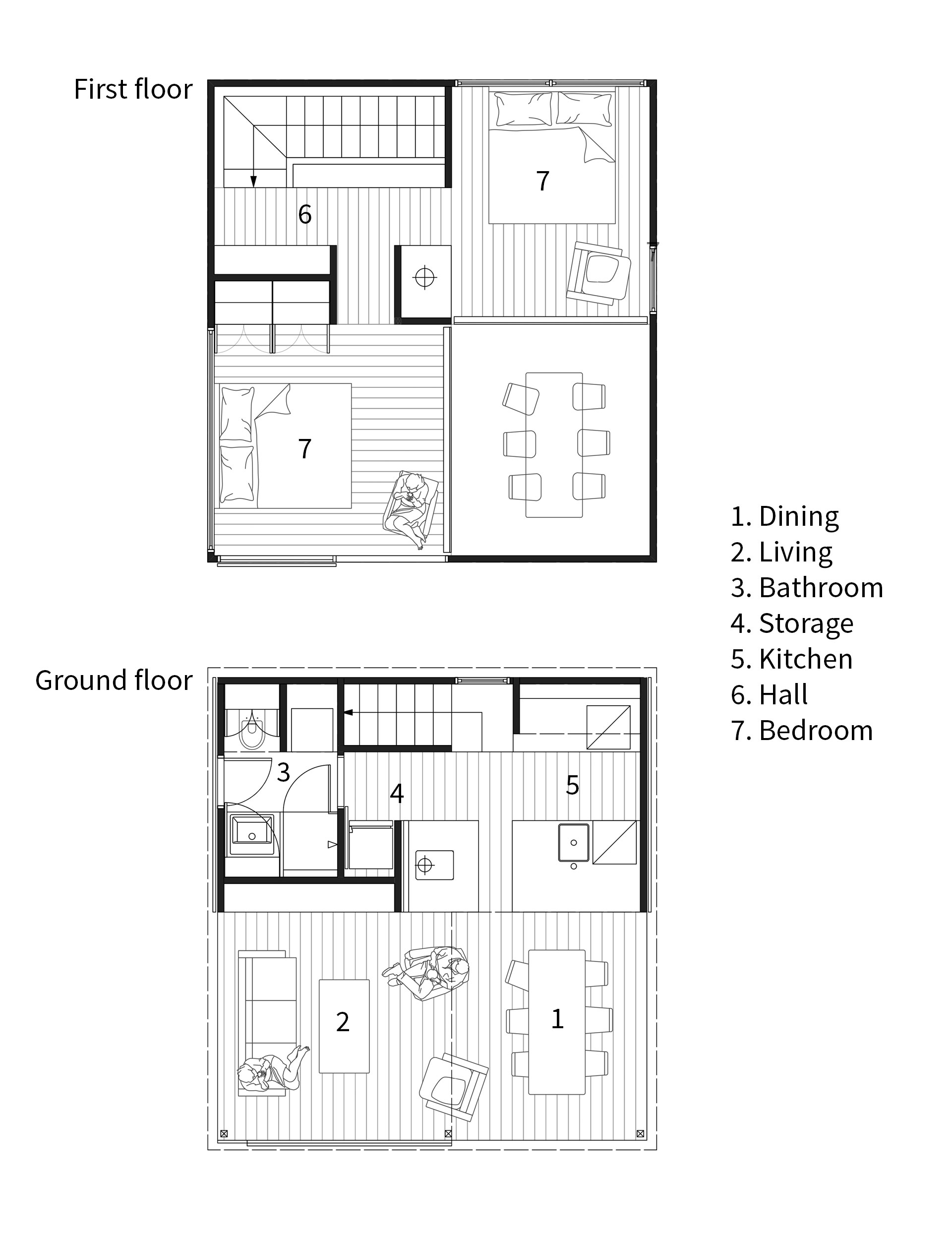 Detail Gambar Denah Rumah Sederhana Nomer 21