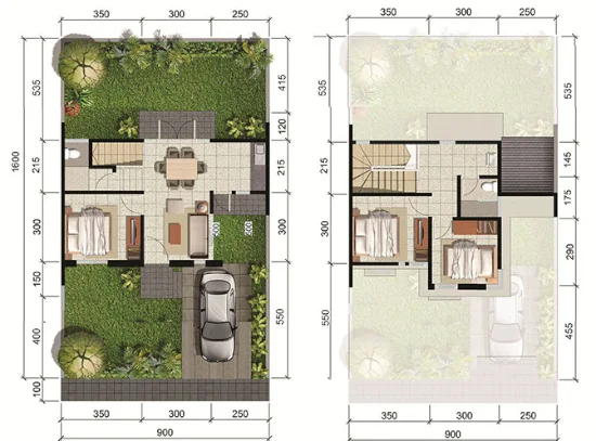 Detail Gambar Denah Rumah Type 130 M2 Nomer 29