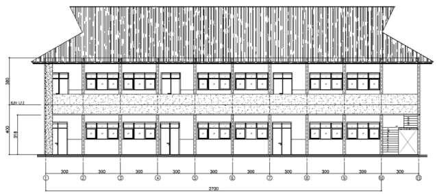 Detail Gambar Denah Sekolah Sma 3 Lantai Tampak Depan Dan Potongan Nomer 27