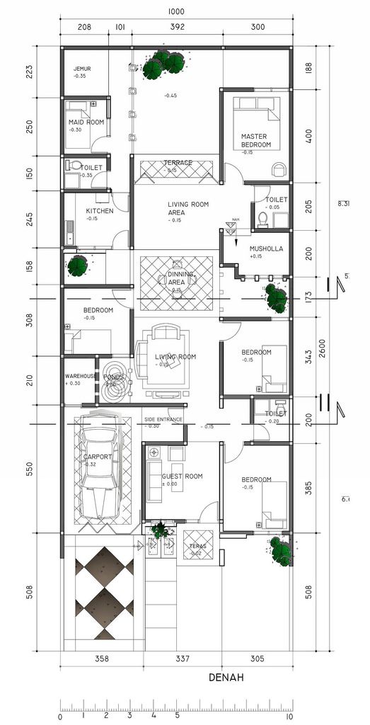Detail Gambar Denah Tempat Tinggal Koleksi Nomer 8