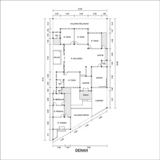 Detail Gambar Denah Terlengkap Nomer 15