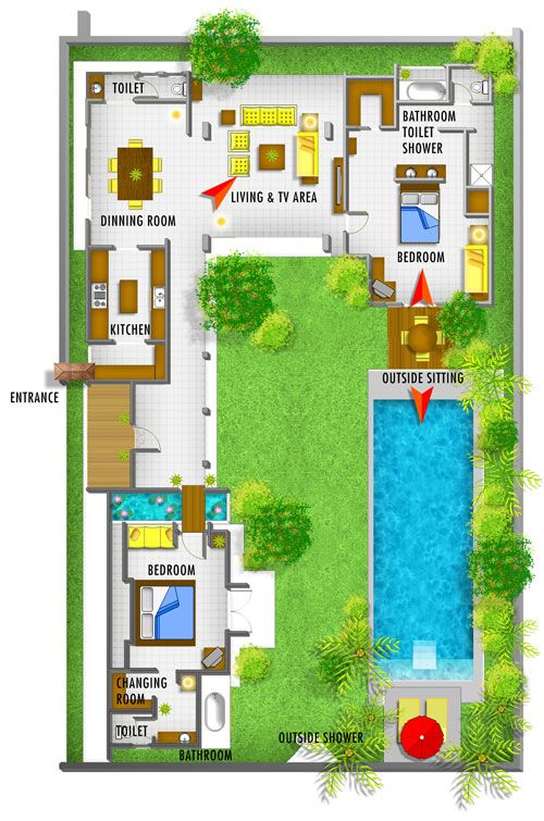 Detail Gambar Denah Villa Bali Layout Villa Bali Nomer 31