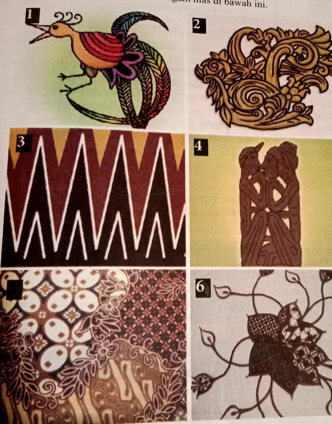 Detail Gambar Dengan Subjeknya Bunga Matahari Termasuk Ragam Hias Dengan Motif Nomer 5