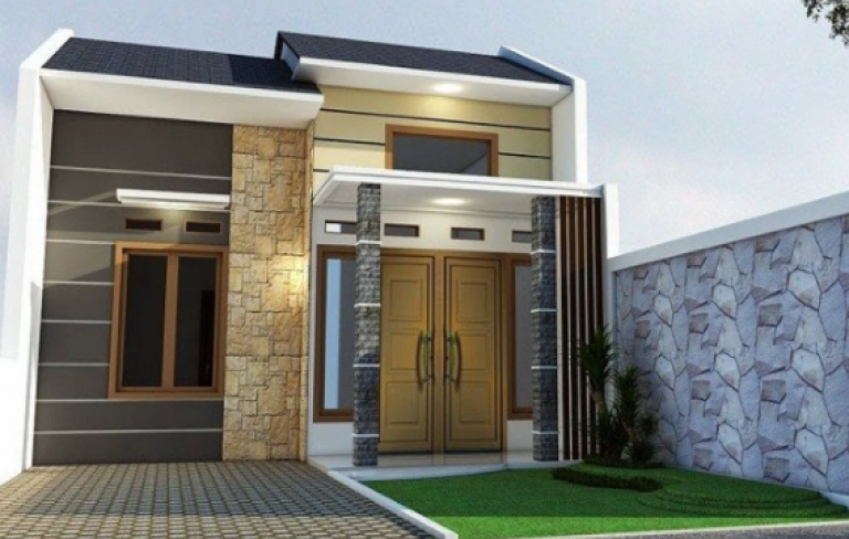 Detail Gambar Depan Rumah Minimalis Modern Nomer 11