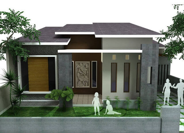 Detail Gambar Depan Rumah Minimalis Modern Nomer 13