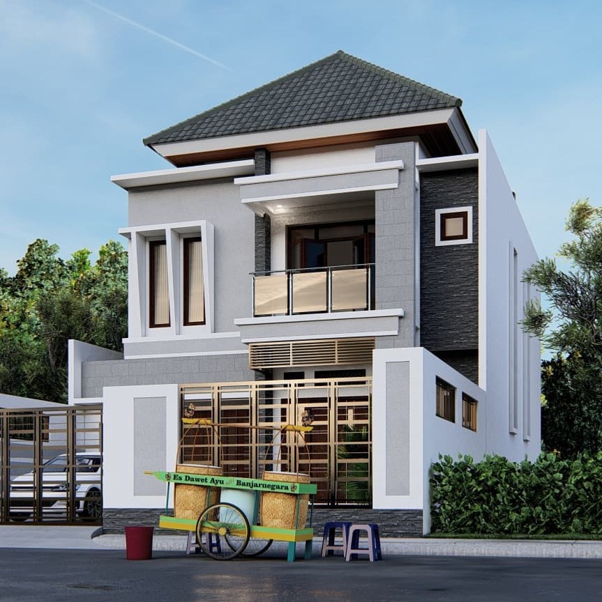 Detail Gambar Depan Rumah Minimalis Modern Nomer 26