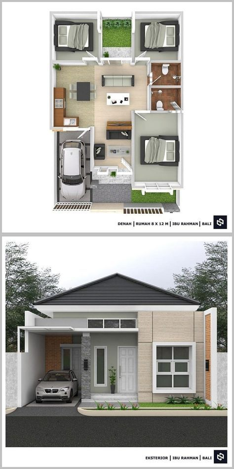 Detail Gambar Depan Rumah Minimalis Modern Nomer 49