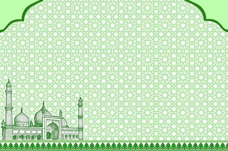 Detail Gambar Desain Background Islami Hijau Nomer 6