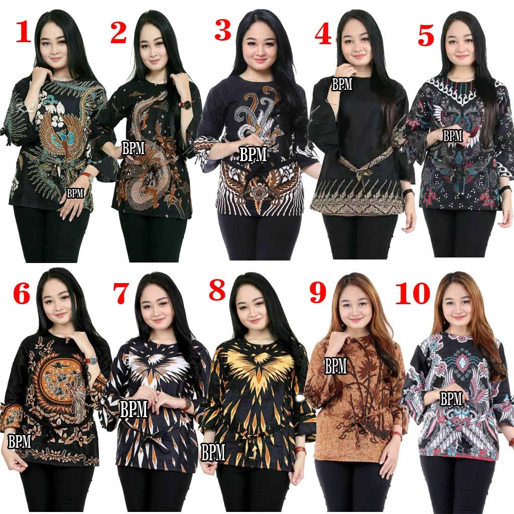 Detail Gambar Desain Baju Batik Remaja Trend 2018 Nomer 36