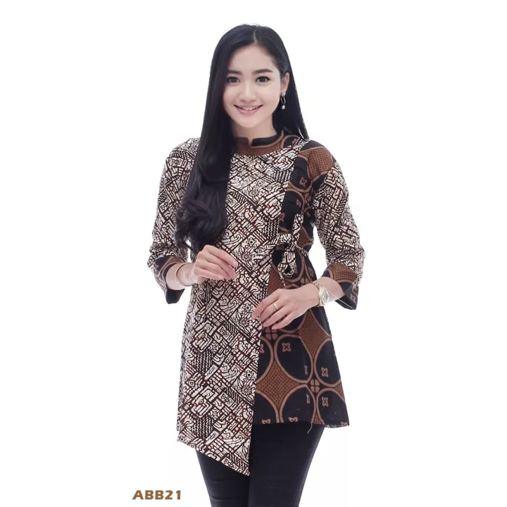 Detail Gambar Desain Baju Batik Remaja Trend 2018 Nomer 44