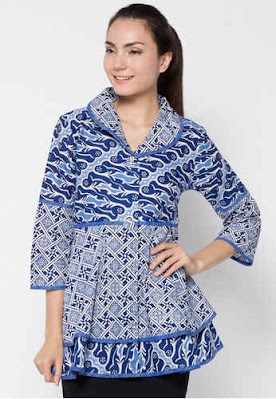 Detail Gambar Desain Baju Batik Remaja Trend 2018 Nomer 48