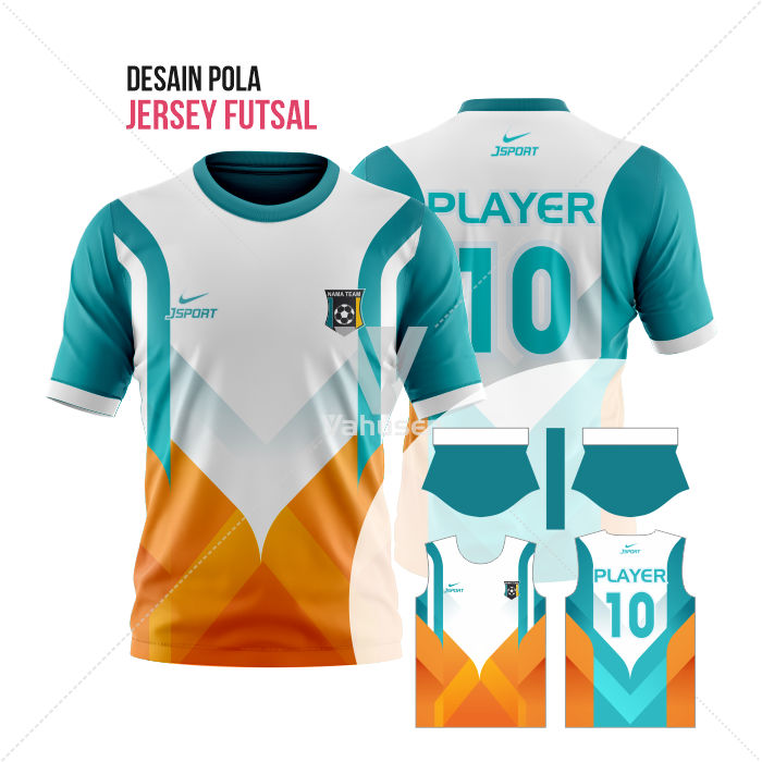 Detail Gambar Desain Baju Futsal Nomer 13