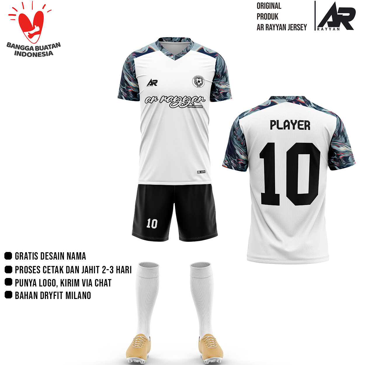 Detail Gambar Desain Baju Futsal Nomer 32