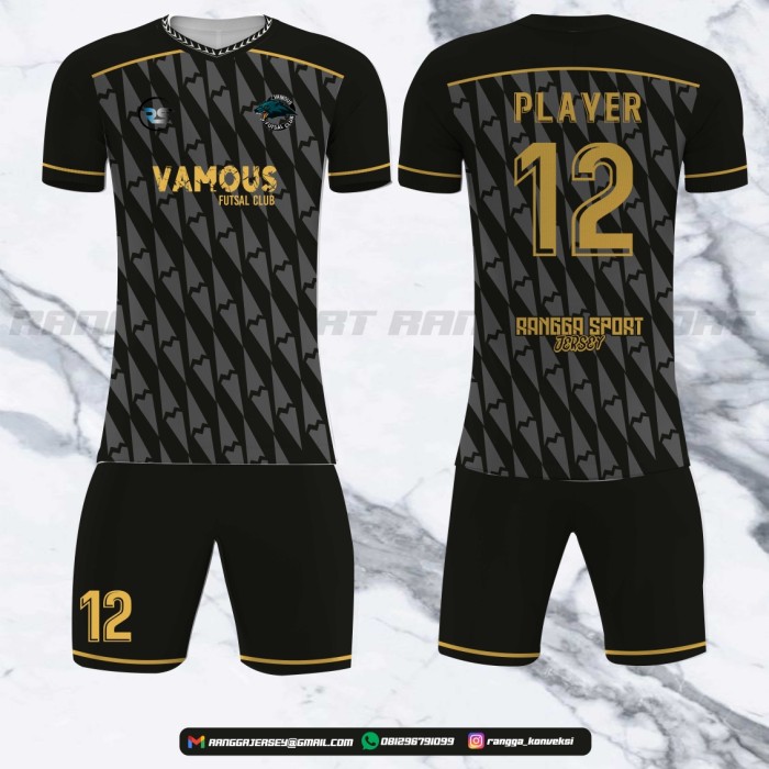 Detail Gambar Desain Baju Futsal Nomer 8