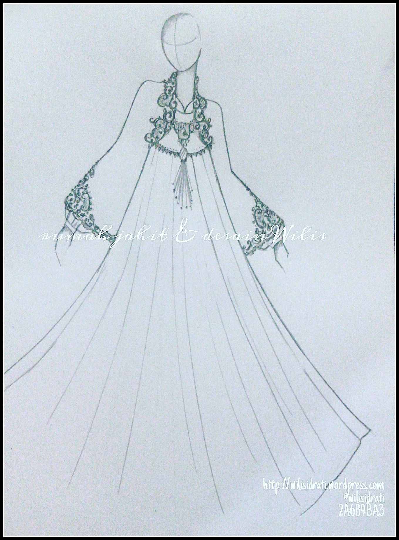 Detail Gambar Desain Baju Gamis Nomer 9