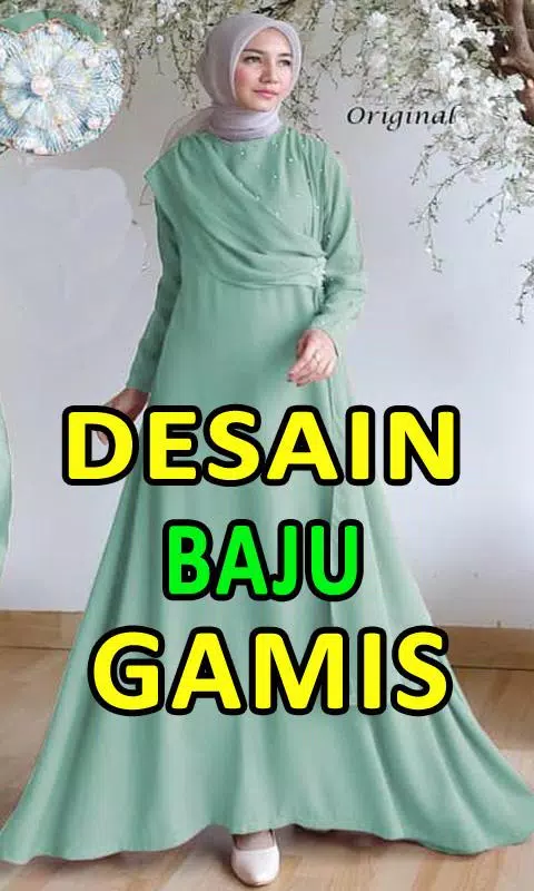 Detail Gambar Desain Baju Gamis Nomer 14