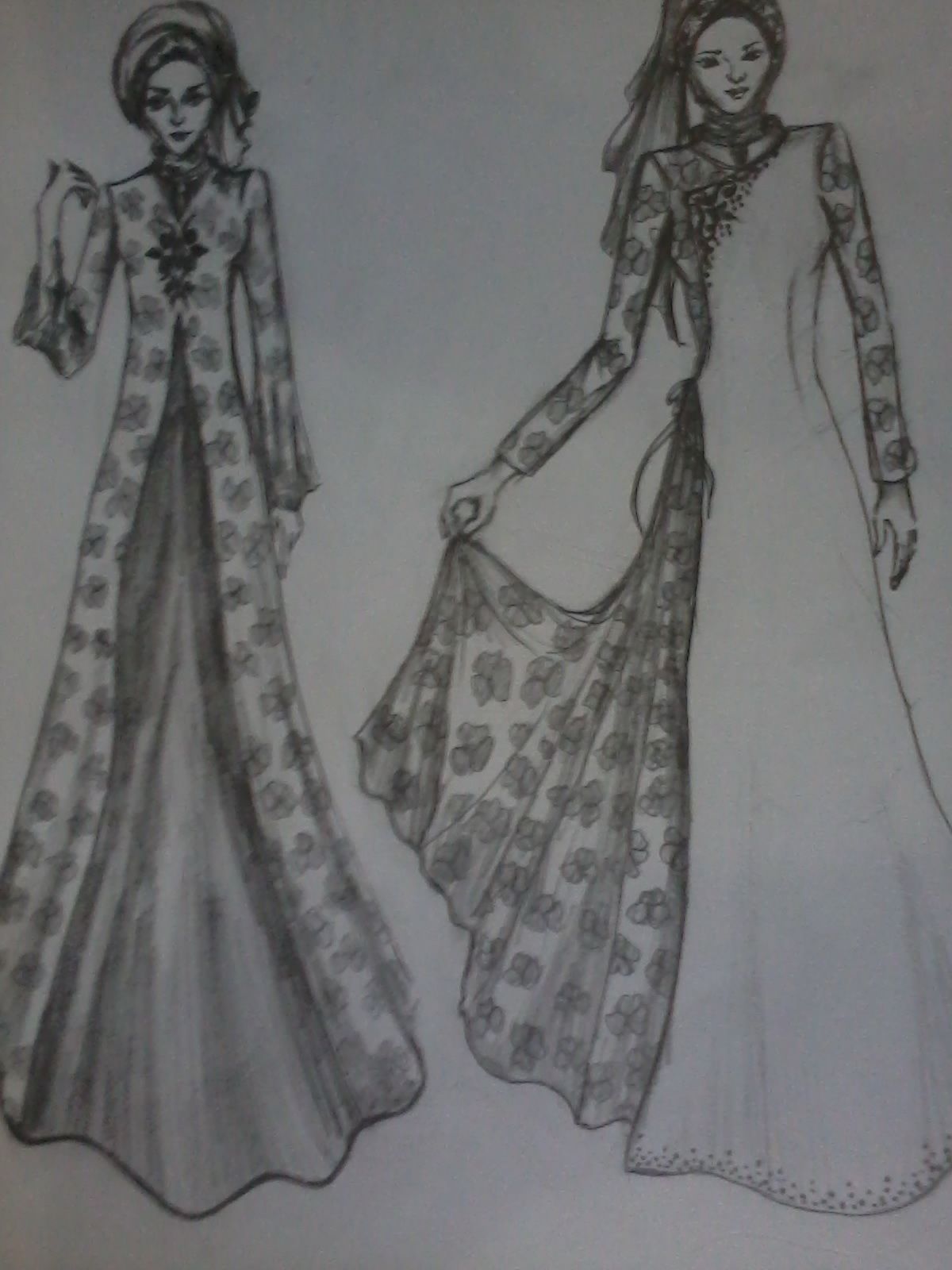 Detail Gambar Desain Baju Gamis Nomer 24