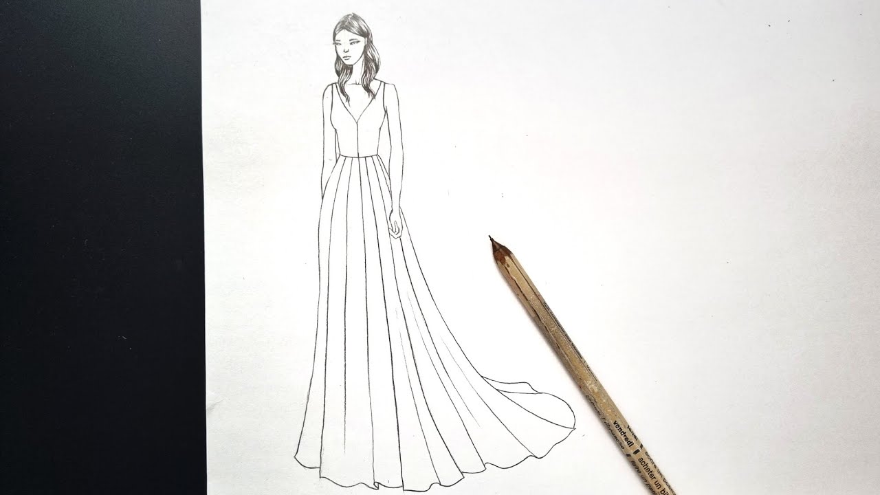 Detail Gambar Desain Baju Gaun Simple Nomer 14