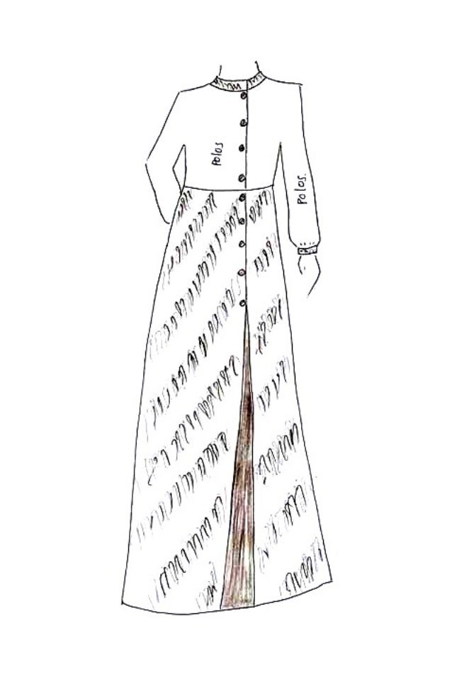 Detail Gambar Desain Baju Gaun Simple Nomer 16