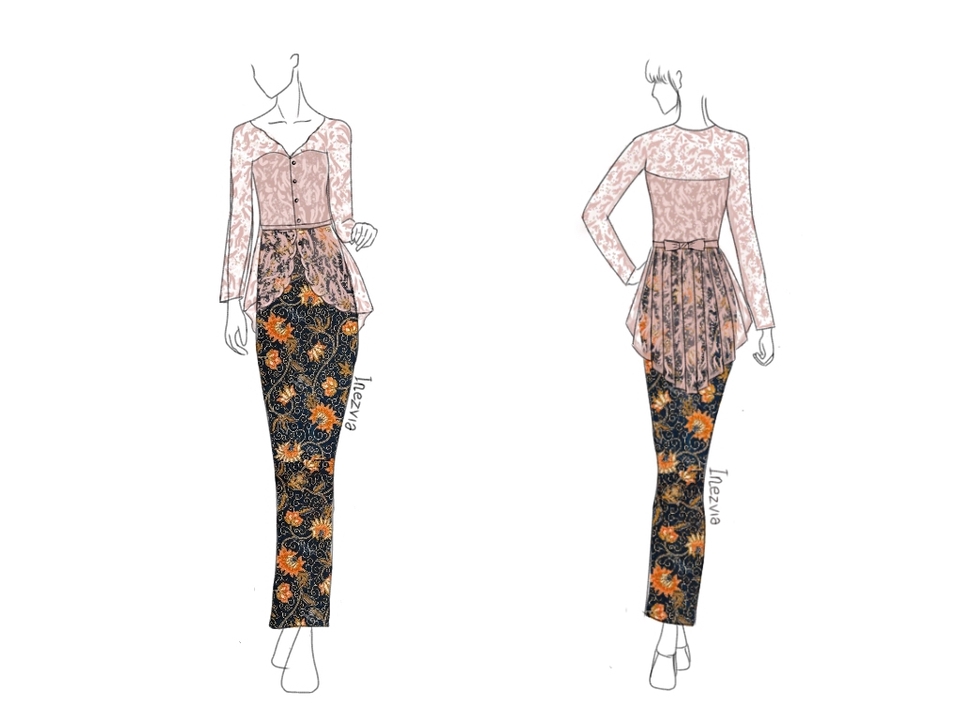 Detail Gambar Desain Baju Kebaya Nomer 7