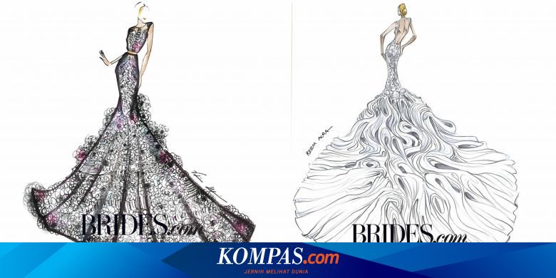 Detail Gambar Desain Baju Pengantin Nomer 14