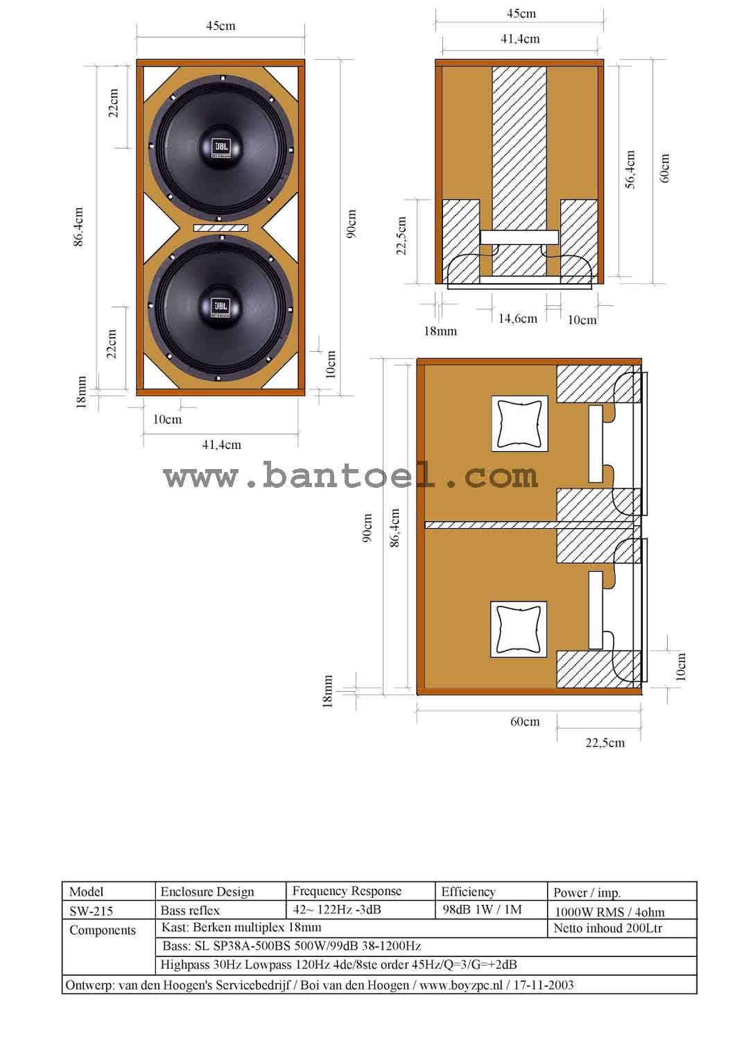 Detail Gambar Desain Box Subwoofer Beserta Ukuranya Nomer 4