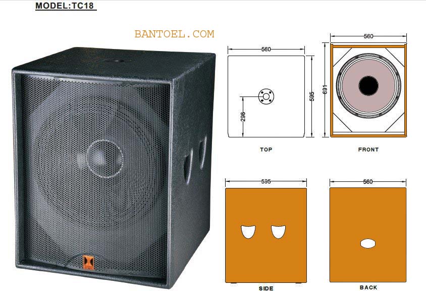 Detail Gambar Desain Box Subwoofer Jbl Nomer 2