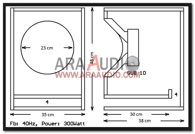 Detail Gambar Desain Box Subwoofer Jbl Nomer 31