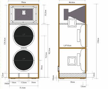 Detail Gambar Desain Box Subwoofer Jbl Nomer 42