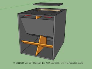 Detail Gambar Desain Box Subwoofer Jbl Nomer 52