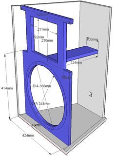 Detail Gambar Desain Box Subwoofer Jbl Nomer 8