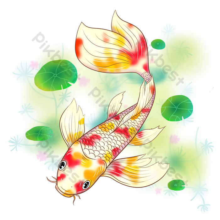 Detail Gambar Desain Dekoratif Ikan Koi Nomer 26