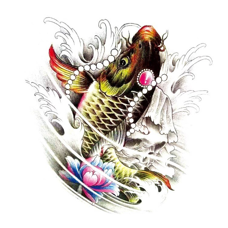 Detail Gambar Desain Dekoratif Ikan Koi Nomer 29