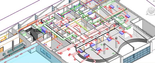 Detail Gambar Desain Ducting Hvac 3d Nomer 24