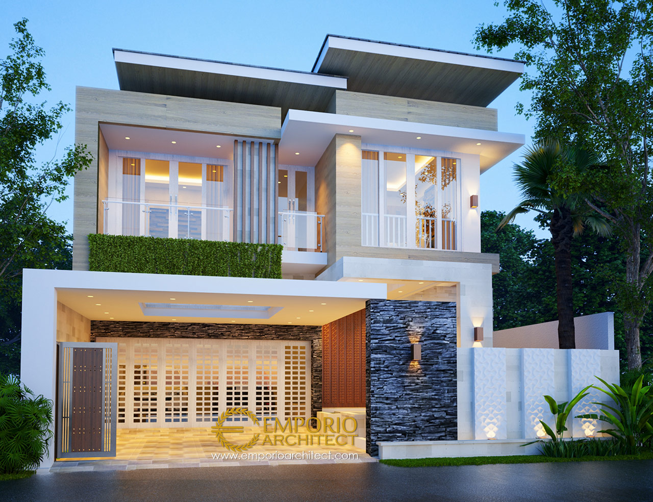 Detail Gambar Desain Eksterior Rumah Nomer 14